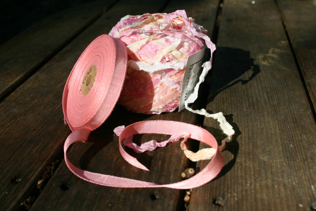 Rayon ribbon and trim for the baby dress