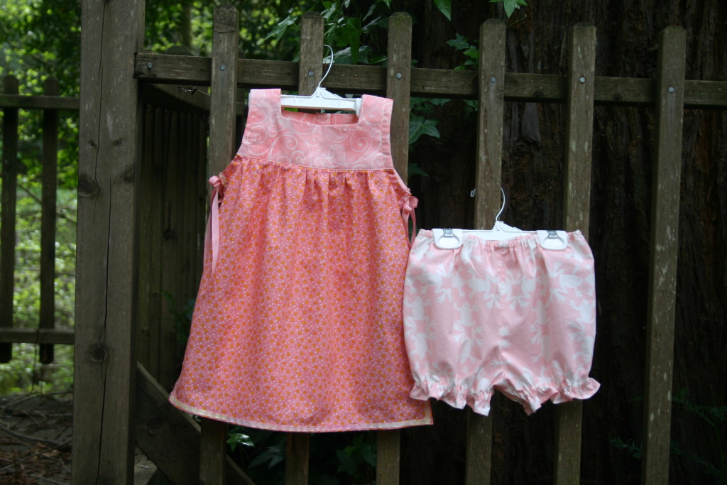 Baby Dress Pinafore with matching panties